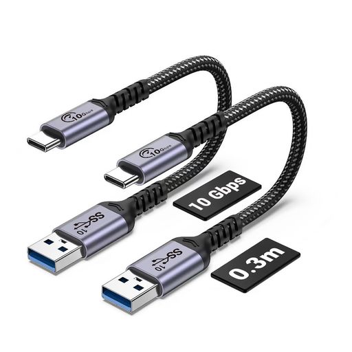 🌳【10 Gbps超高速データ伝送】短いUSB Cケーブルは最大10 Gbpsの超高速を提供し、数秒以内にデータファイル、映画、歌、写真を転送することができます。USB 3.0とUSB 2.0にも対応 🌳【Android Autoとの互換性】USB-AからUSB-C 3.1 Gen 2ケーブルは3 Aまで急速充電が可能です。アンドロイド車で車のケーブルを使うことができます 🌳【こうしつざいりょう】usb c gen 2ケーブルは良質なアルミニウム合金と良質なナイロン編みを採用し、長寿命の使用を提供しています。そして長尾SR延伸は15000+の曲げ試験を行うことができる。品質がよい。