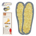 (M-41-25.5cm)cceccツブツブマッサージインソール、足裏マッサージインソール、靴中敷、男女共用インソール、竹ボールマッサージ靴シート、なかじき靴男...