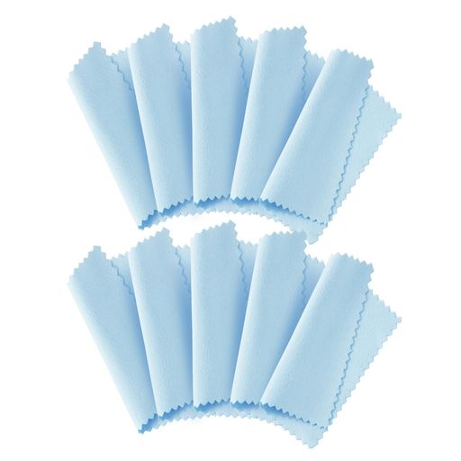 Annhuaシルバー磨きシルバー磨きクロス10枚セット6.5x10cm銀磨きクロスアクセサリー磨きクロスシルバー磨き布貴金属磨きシルバーお手入れ銀製品指輪汚れ落...