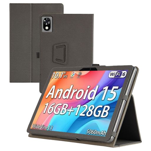 For DOOGEE U9/U10/U10 Pro ケース 10インチ スタンド 機能 角度調整 上質PUレザー キズ防止 軽量 タブレット カバー 全面保護 タブレット用アクセサリー Mosasa 専用 スマートカバー (ブラック)