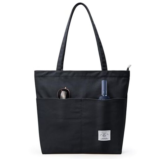 [KALIDIFANCYFOREST]トートバッグレディースショルダーバッグ外ポケット付きマザーズバッグキャンバス..