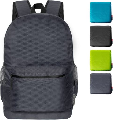 樂天商城 - [packall]軽量バックパック折りたたみリュック撥水加工ハイキングデイパック18Lコンパクトアウトドア旅行便利グッズ(ネイビー)