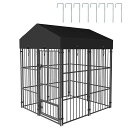 BingoPaw鶏小屋屋外雨よけ扉付き犬小屋大型犬ケージ大きいテント屋根付き日よけ室内ドッグハウスサークル中型犬小型犬頑丈ペットハウス物置小屋XL