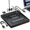 ブルーレイドライブ外付け【2025革新高速版・多機能&静音】ブルーレイプレーヤーブルーレイドライブUSB3.0&Type-C両接続BD/CD/DVDプレーヤー外付けブルーレイドライブCD/DVD再生/読み込みBlu-ray…(2)
