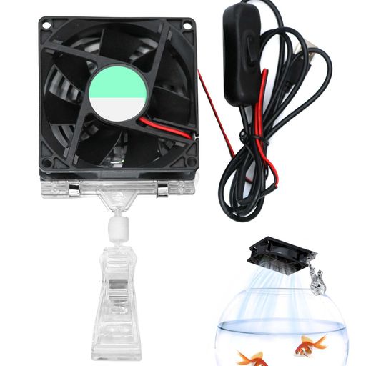 PAVIKE水槽用冷却ファンアクアリウム冷却ファン水槽用ファン水槽クーラーファン水槽扇風機水温昇進防止..
