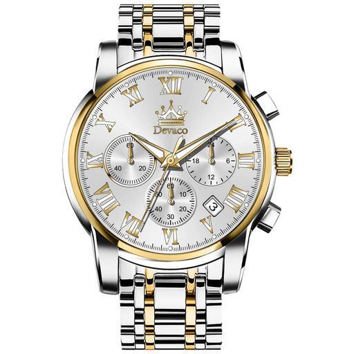 Men's Wristwatch, Business Watch, Brand, Metal Band, Stainless Steel Band, Analog Display, Stylish, Casual Watch