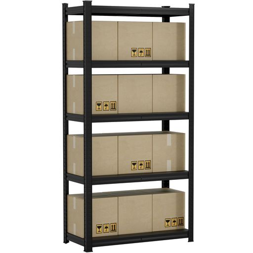 Alebert「アレベルト」スチールラック5段メタルラック限界耐荷重875kgステンレスラックスチール棚置物..