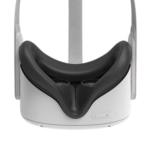 AMVRQuest2に対応カバーシリコンカバーフェイスカバーフェイスクッションカバー光漏れを軽減防汚汗止め水洗い可能交換用(ブラック) AMVRQuest2に対応カバーシリコンカバーフェイスカバーフェイスクッションカバー光漏れを軽減防汚汗止め水洗い可能交換用(ブラック)