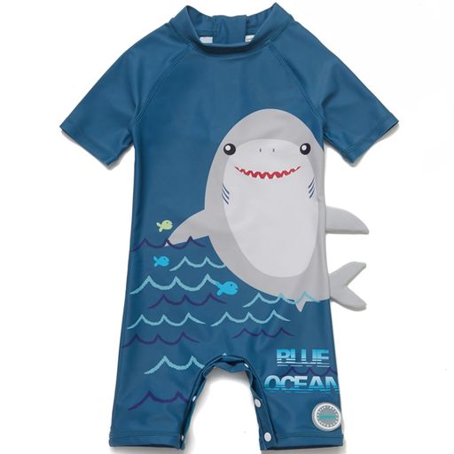 BONVERANO水着ラッシュガードワンピースUPF50+UVカット半袖ベビー男の子(GreyShark18-24Months) BONVERANO水着ラッシュガードワンピースUPF50+UVカット半袖ベビー男の子(GreyShark18-24Months)