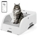 猫用全自動トイレ猫の排泄習性に合わせたオープンタイプの全自動トイレ「オートクリーナー」。あらゆる種類の猫に対応する広い空間の猫トイレ簡単に取り外して洗え臭気対策