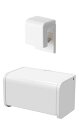 YOOTASIO歯ブラシホルダー壁掛け電動歯ブラシ置きカバー付き歯磨き粉クリップ歯ブラシスタンド歯ブラシ収納歯ブラシ・歯磨き粉・洗顔料・タオルの収納に最適です(2個入*白)