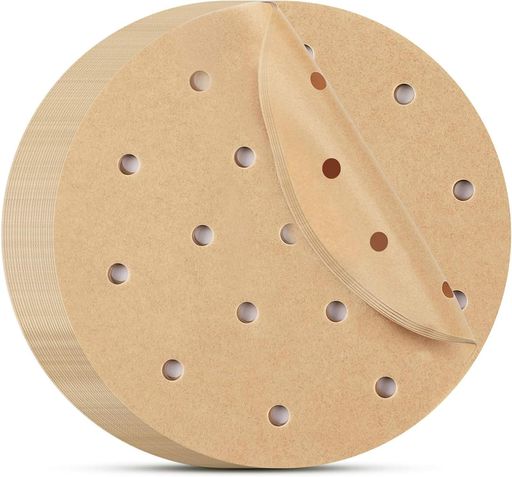 せいろシート100枚入り蒸籠シート円形使い捨て料理用クッキングシート中華セイロ用調理用紙蒸し器セイロ用紙(25cm)