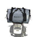 WILDHEART防水バッグ55L77Lオートバイドライダッフルバッグ旅行、バイク、サイクリング、ハイキング、キャンプ用55Lグレー