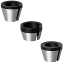 コレットチャック3本セット6MM/6.35MM/8MMトリムコレットチャックDIY工具電動工具トリマーアクセサリ回転工具用木工彫刻機トリミング機アダプタトリミン...