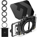 K&FCONCEPTマットボックス4X5.65インチフィルターフレーム付きMINIMATTEBOXレンズフードカーボンファイバー製67MM/72MM/77MM/...