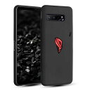 FORASUSROGPhone3(ZS661KS)対応ケース滑り止め超軽量薄型TPUROGPhone3ケース持ちやすい耐衝撃ワイヤレス充電対応指紋防止ZS661KS用保護カバー(黒シリーズ)