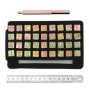 Pacifyレザークラフト刻印36個セット9mmアルファベット数字スタンプ交換式レザークラフト用手芸革用DIY手作り刻印セット(スチールスケールと収納ケース付き)