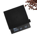 TIMEMOREタイムモアコーヒースケールBasicMini0.1g精度ドリップスケールコンパクト充電式オートモード付きエスプレッソに適用可能日本語説明書付きブラック