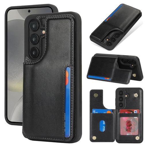 樂天商城 - SailortechSamsungGalaxyS24背面ケース翻蓋型galaxys24ケースgalaxys24カバー財布背面手机殻手帳ケース収納付き磁気クラスプ小銭入れICカード収納財布型実用横置き機能防塵轻量