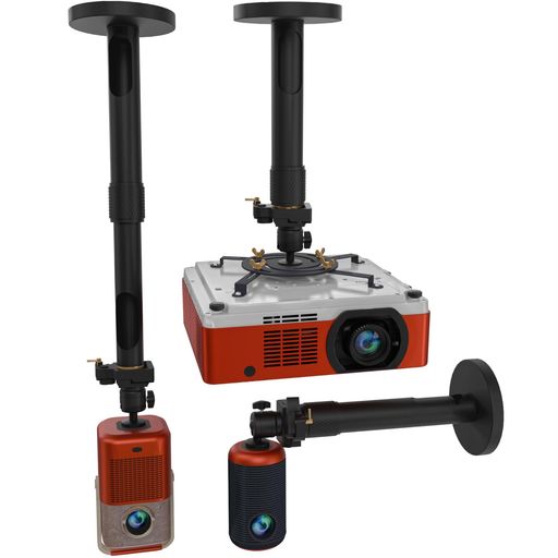 ユニバーサルプロジェクターマウント-オフィスや家庭用ミニプロジェクター用の調整可能な天井または伸縮式 ...