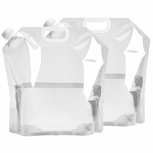 SensaBliss水タンク折りたたみウォータータンク給水バッグ大容量貯水タンク非常用給水バッグ給水袋透明..