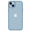 SPIGENIPHONE14ケースストラップホール付きクリア耐衝撃米軍MIL規格取得黄変なしTPUバンパーケース2重構造すり傷防止ワイヤレス充電対応ウルトラ・ハイブリッドACS05580(シエラ・ブルー)(2)