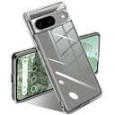 GooglePixel8ケースクリア耐衝撃ピクセル8カバー透明可愛いワイヤレス充電薄型柔らかい軽量TPU黄変防止ファッションソフトケース人気保護カバー(全透明)