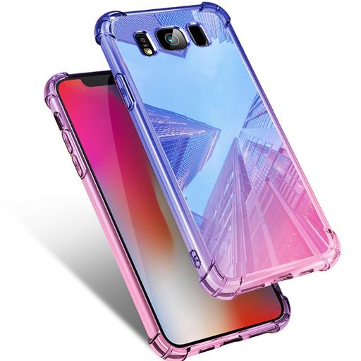 GalaxyS8���������ꥢ�Ѿ׷���������ǡ������Ʃ��TPU�Х�ѡ��������̼��Ф��פ������ݸ�С����إ�å��ù�������커����ɻ߻����ɻߥ��ȥ�åץۡ����դ������֥롼/�ԥ󥯡�