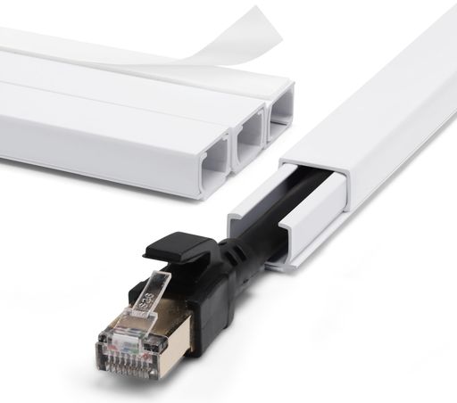 安全性と品質の向上:無味で発色の良い新しいPVC素材を使用。難燃性規格UL94 V-0を取得し、高い安全性を実現。当製品は変色しにくく、優れた耐久性を発揮します。 ミニ単芯コード用壁カバー:内部サイズは幅約1.1cmx高さ約0.9cm。電源コード(16AWG/14AWG)、イーサネットケーブル(Cat5/Cat6/Cat8)、HDMI、ランプコードなど、標準的な太さ(0.9cm以下)の配線をきれいに隠せます。 最大12AWGの3ピン延長コードまで対応。0.9cmを超える工業用ケーブルにはご利用いただけません。USBケーブルなどの細いコードは最大2本まで収納できます。 約173cmの配線カバー(1本ものではありません):4本の部品が含まれており、各部品は長さ約43cmx幅約1.5cmx高さ約1.0cm。高品質の粘着テープ付き。滑らかな縁加工でつなぎ目が目立ちません。 簡単な取り付け:粘着テープで素早く設置可能。簡単にカットして自作できます。スナップオンやスライド式の設計で狭い場所でも柔軟に配線整理でき、5分以内で設置完了。転倒やペット・赤ちゃんの感電リスクを防ぎ、家庭の安全を守ります。
