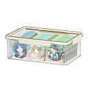 DIFEIUKIバッジ収納ケース透明展示ケースラッチ式蓋付き小物入れポックス大容量防塵汚れ防止密閉型クリアケース文房具髪飾り雑貨バッチカードアクセサリーパーツ収納箱