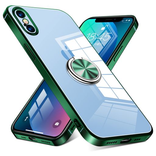 iPhoneXS�ѥ�����/iPhoneX�ѥ���������դ����ꥢ�Ѿ׷⥹����ɵ�ǽƩ��TPU�ֺܥۥ�����б���ɻ��ɿ��������̰��η��ѷ��ɻ������ݸ�С������ե���XS/X�ѥ�������