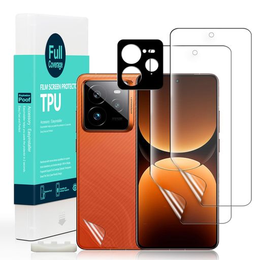 IBYWINDスクリーンプロテクター2パックREALMEGT7PRO5G6.78インチ、硬度9H強化ガラス、カメラレンズプロテクター1枚付き、背面カーボンファイバーフィルム1枚、傷防止 IBYWINDスクリーンプロテクター2パックREALMEGT7PRO5G6.78インチ、硬度9H強化ガラス、カメラレンズプロテクター1枚付き、背面カーボンファイバーフィルム1枚、傷防止