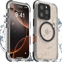 【IP68防水防塵・米軍MIL規格】TmacjumpiPhone16Pro用ケース防水ケース耐衝撃米軍MIL規格MagSafe・Qi充電・水中撮影対応カメラ保護完全防水防雪防塵滑り止め頑丈両面ケース全面保護