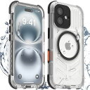 【米軍MIL規格・MagSafe対応】TmacjumpiPhone16用ケース防水ケース耐衝撃MagSafe・Qi充電・水中撮影対応カメラ保護完全防水防雪防塵滑り止め頑丈両面ケース全面保護ストラップ付き海釣りお風呂