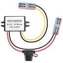 YBBOTTDCへのDC10V-72Vへの5V3A15W防水降圧コンバーター、車力のコンバーター、10V-72VステップダウンDC5V3A力の電圧、カーオーディオのために適した、通話装置、LED表示、等を監視すること(3)