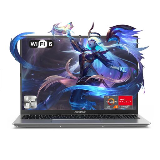 ACEMAGIC ノートパソコンAMD Ryzen 7 H255 Radeon 780M 16GB+512GB 8C/16T最大4.9GHz