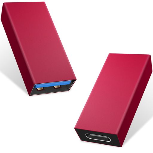 DUTTEKUSBCTOA変換アダプタUSBCからUSB3.0アダプター、USBCTOUSB3.0変換アダプタ、USB3.1USB3.0メスからUSBCメスアダプターコネクターGOOGLE