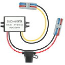 3A36WDC20V-60Vから12Vへの降圧コンバータ、24V36V48Vから12Vへのコンバータ、防水バッテリコンバータ、ヒューズ付きトランスフォーマー、ゴルフカート用の電源
