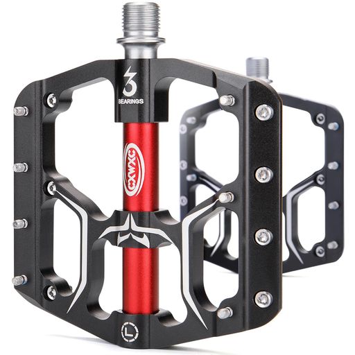CXWXC 自転車 ペダル フラットペダル トリプルシールドベアリング 9/16インチ アル...