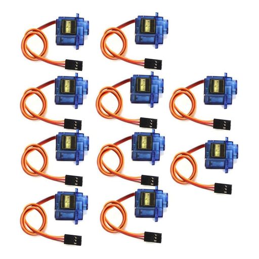 WINGONEER10個ミニアナログギアマイクロサーボ9g、RC飛行機ヘリコプター用