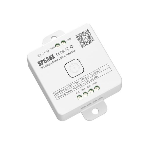 BTF-LIGHTINGSP636E単色ICLEDコントローラーBluetoothSPIピクセルコントローラー調光可能音楽同期タイ..