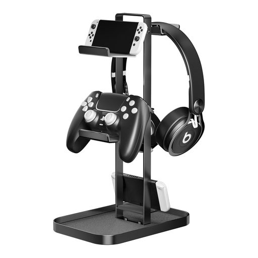 RCHYFEED卓上コントローラースタンドヘッドホンスタンドゲーム機収納ラックゲームコントローラー収納ラック組み立て簡単置いたまま充電可能省スペース RCHYFEED卓上コントローラースタンドヘッドホンスタンドゲーム機収納ラックゲームコントローラー収納ラック組み立て簡単置いたまま充電可能省スペース