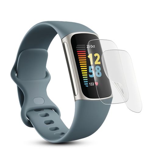 【2枚アンチグレア】Charge5/FitbitCharge6フィルムFitbitCharge5保護フィルムTPU素材サラサラタッチ感反射防止浮き防止気泡レス滑り心地キズ修復気泡レス指紋防止全面保護TPUフィルム