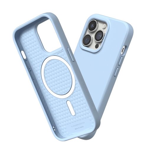 樂天商城 - RHINOSHIELDiPhone14ProSolidSuitケースMagSafe対応耐衝撃米軍MIL規格衝撃吸収傷指紋防止薄型軽量SGS認証-グレイシャーブルー