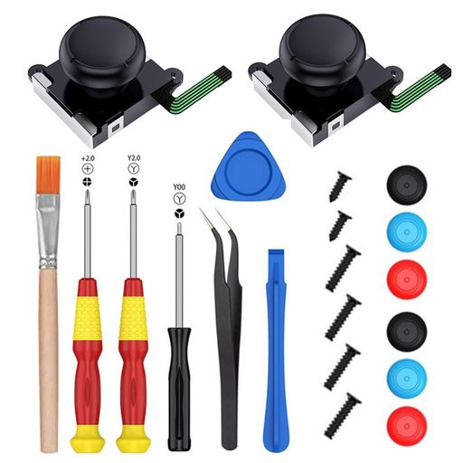 【令和7年最新】Joy-Con修理キット【初心者向け】ジョイコン修理パーツスイッチ交換用パーツSwitch対応Switch有機ELモデル対応(21)