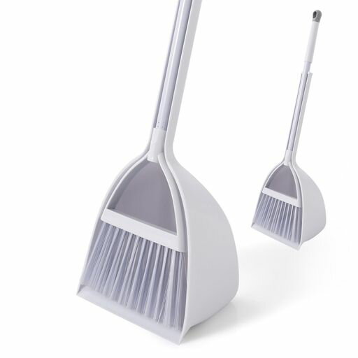 CLEANHOME玄関ほうきほうきちりとりセットほうき室内屋外立て式掃除セット52cm子どもに適用コンパクト収納防風式軽量掃除可能清掃用品ガーデニング庭ベランダ(グレー) CLEANHOME玄関ほうきほうきちりとりセットほうき室内屋外立て式掃除セット52cm子どもに適用コンパクト収納防風式軽量掃除可能清掃用品ガーデニング庭ベランダ(グレー)