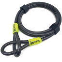 UrbanUR462LURBANUR462Lユニバーサルフレキシブルスチールセキュリティケーブル自転車またはスクーター用Ø10mm盗難防止用ダブルループで多機能自転車サドルホイールを固定200cm
