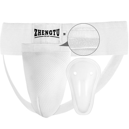 ZHENGTUファールカップボクシング格闘技金的ガード「PP製ファウルカップ」「取り外し可能」「耐衝撃性