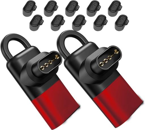 GARMINガーミン用変換アダプター【アダプター*2個+防塵プラグ 充電ポート用*10個+ストラップ*2個】適合GARMINAPPROACH S70/FOREATHLETE 945/FENIX/INSTINCT2 用変換マイクロ 急速充電 コンパクト