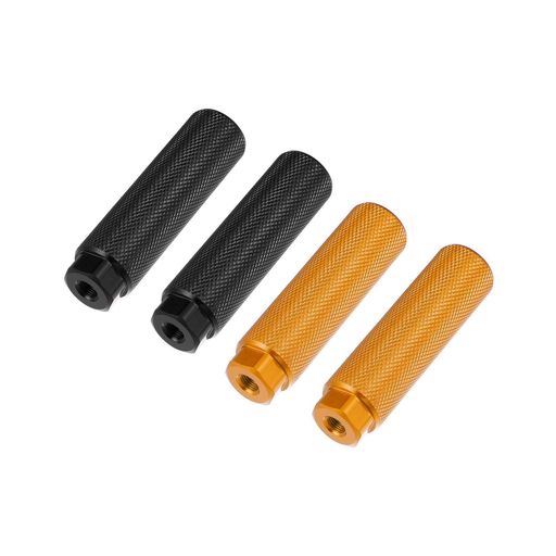 BULLSPANN自転車ステップハブステップBMX/MTB用車軸径9.5mm対応100x28mm2ペアアルミ合金フットペグ自転..